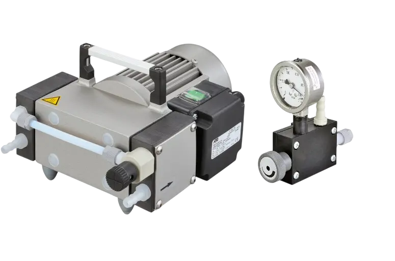 Мембранный вакуумный насос WELCH MPC 101 Z  с регулятором давления DBR A