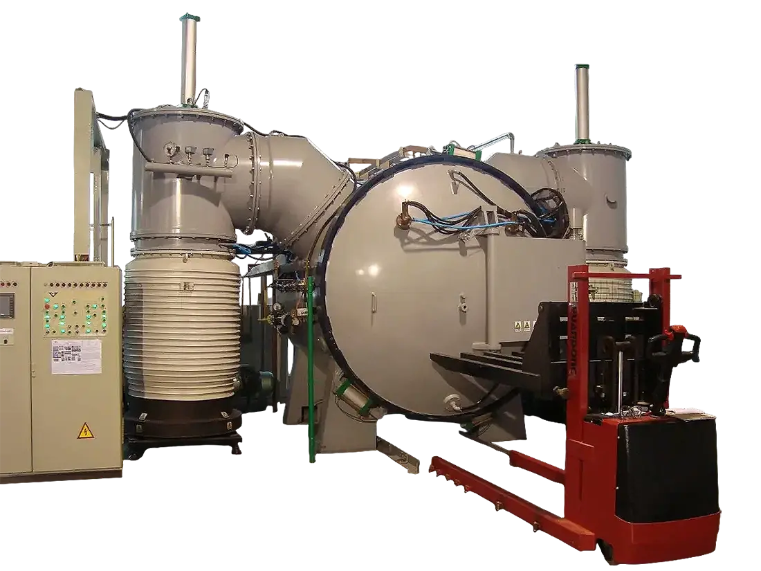 Вертикальная вакуумная печь спекания металлических сплавов ERSTVAK VSMA-V-45