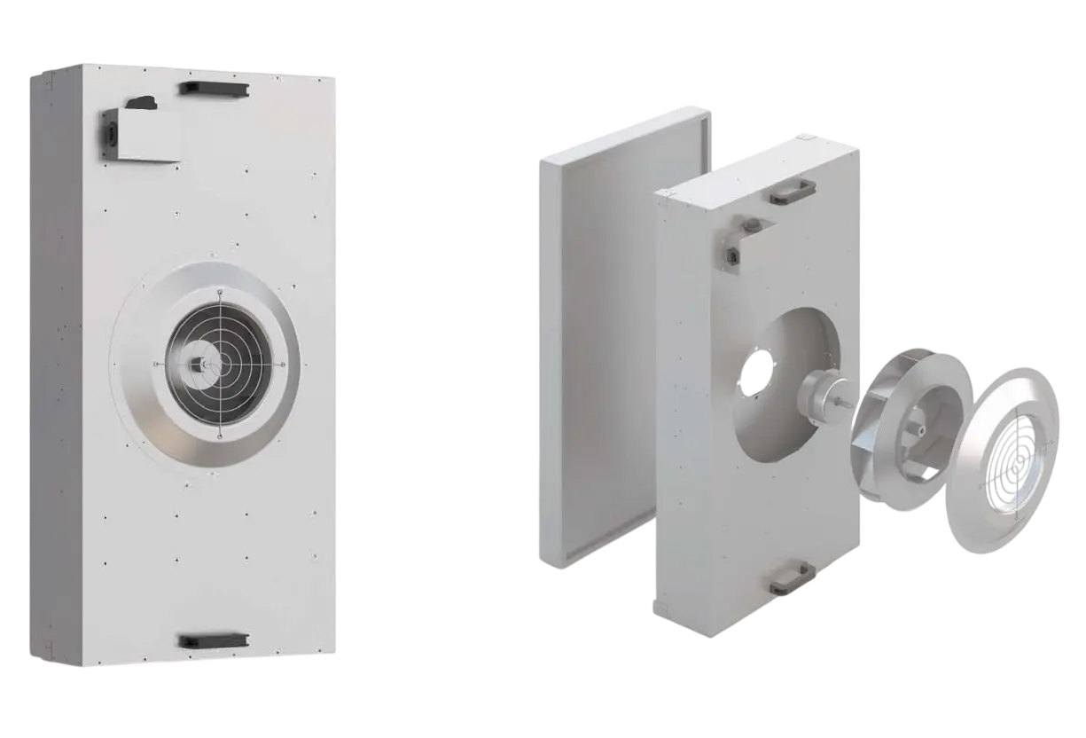 Вентиляторно-фильтрующий модуль переменного тока (AC FFU) ERSTVAK ER-FFU-A01