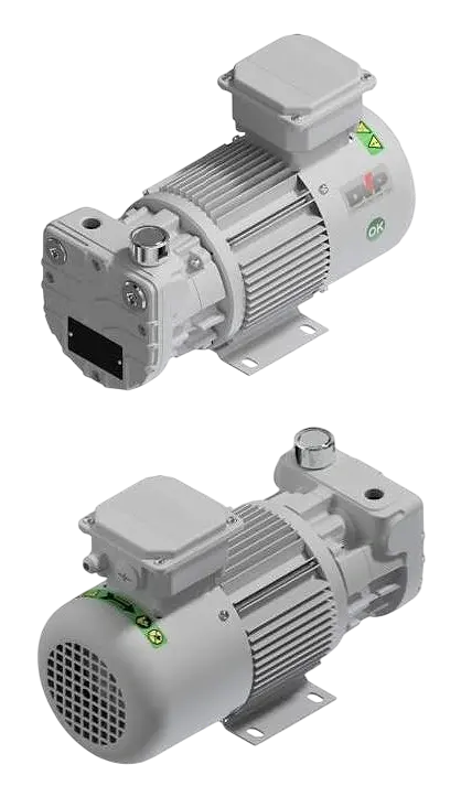 Безмасляный пластинчато-роторный вакуумный насос DVP SC.8СС 24VDC