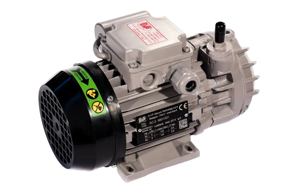 Безмасляный пластинчато-роторный вакуумный насос DVP SC.5 1 ф