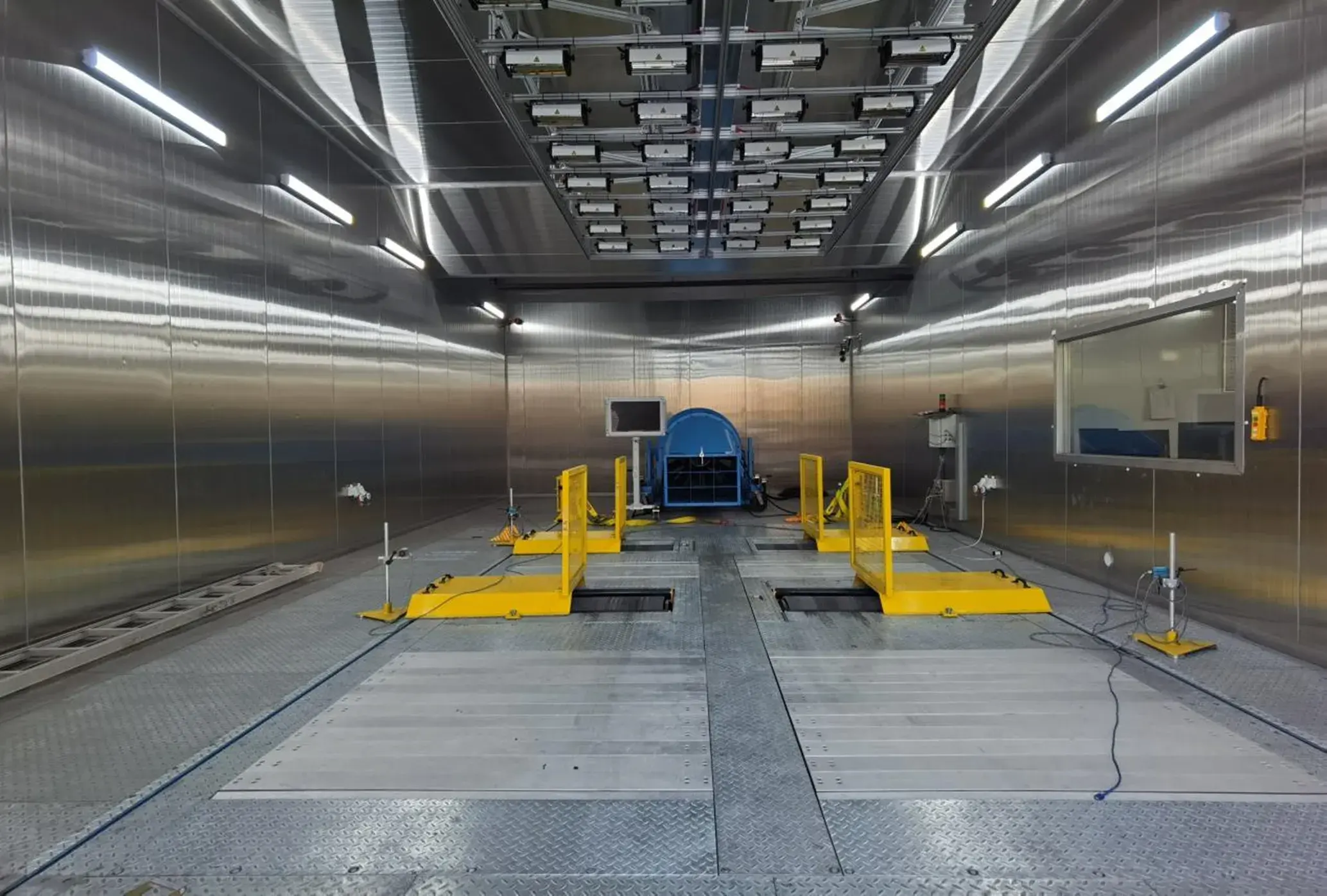 Роликовый динамометр 48″ для легковых авто ERSTVAK EDS-4x4-300-4WD