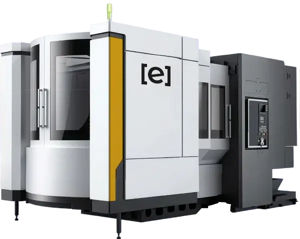 Двухпаллетный горизонтальный фрезерный обрабатывающий центр EMHP 80S APC