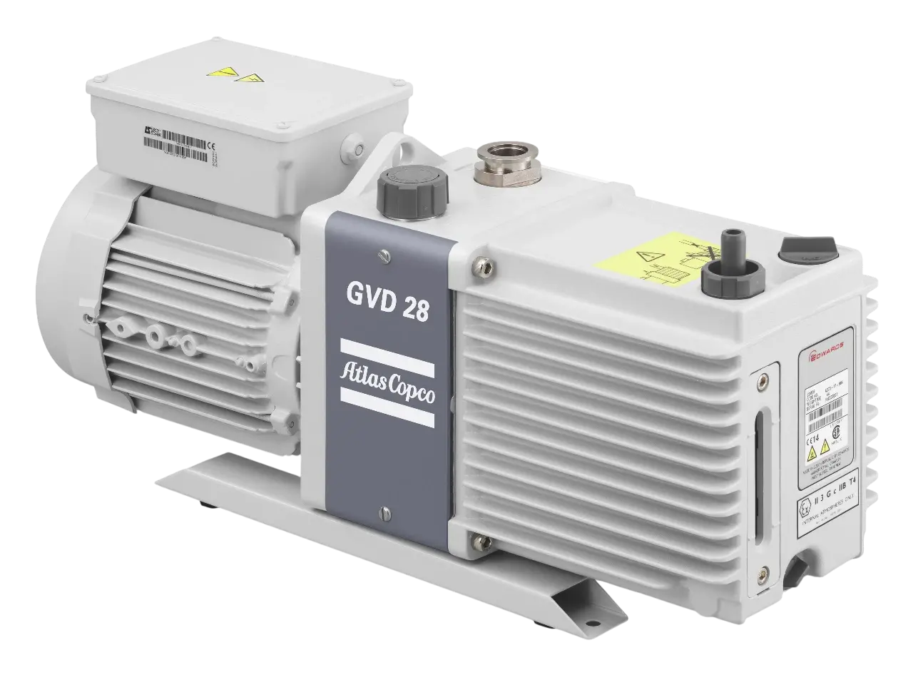 Двухступенчатый пластинчато-роторный вакуумный насос ATLAS COPCO GVD 28 1 ф.