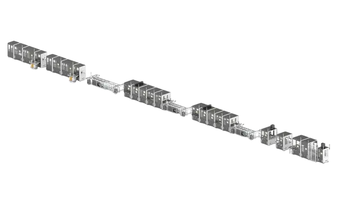 Автоматическая линия нанесения клейкой ленты на биполярные пластины SUZHOU SECOND NEW ENERGY TECHNOLOGY SEC-H500-BP