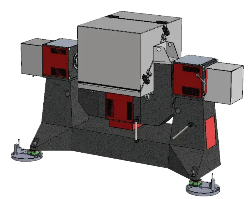 Двухосевой поворотный стол с климатической камерой D540-U-RM