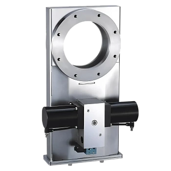 Шиберный затвор King Lai SGVP-UHV-CF600 с пневматическим приводом, соленоидом и датчиками положения