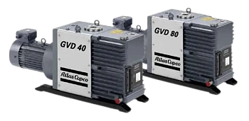 Двухступенчатый пластинчато-роторный вакуумный насос ATLAS COPCO GVD 80 3 ф.