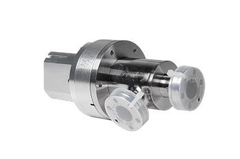 Клапан пневматический угловой KYKY CDQ-JB35C (CF) с сильфонным уплотнением